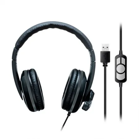 Headset USB preto e cinza - PH317 - Multi