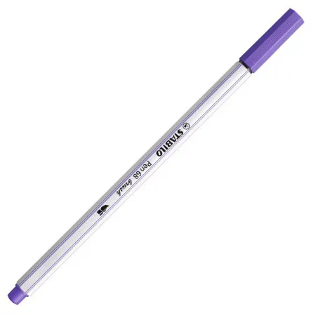 Caneta pincel Pen Brush Aquarelável 56855 Violeta Stabilo