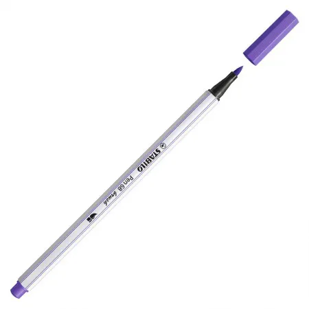 Caneta pincel Pen Brush Aquarelável 56855 Violeta Stabilo