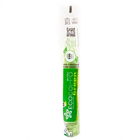 Copo plástico desc Biodegradável Ecogreen 180ml 100und - Altacoppo