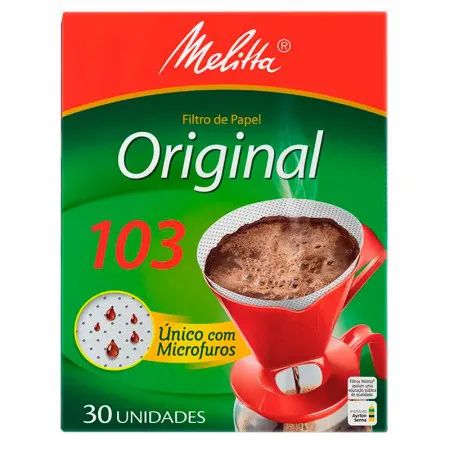 Filtro de papel 103 - caixa com 30 unidade - Melitta