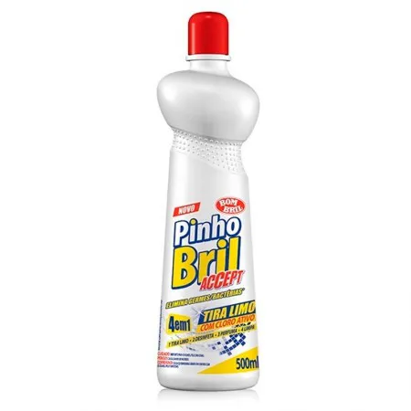 Limpador tira limo Pinho Bril 4/1 cloro ativo 500ml - Bombril