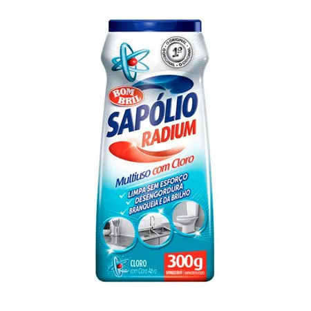 Sapólio Radium pó cloro 300g - Bombril