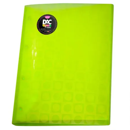 Pasta catálogo A4 908PP/AM amarelo 10envelopes plást Dac