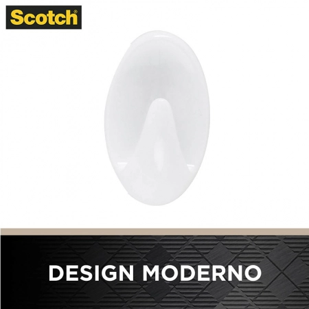 Gancho adesivo Scotch branco grande HB004683577 - 3M