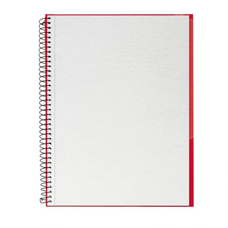 Caderno universitário profissional Desenho sem pauta - 40 folhas - Vermelho - Canson