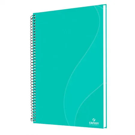 Caderno universitário profissional Desenho sem pauta - 40 folhas - Verde Tifany - Canson