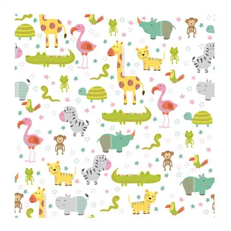 Adesivo Baby Zoo rolo com 2 metros - 250027C/2 - Contact