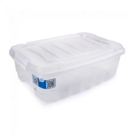 Caixa organizadora box baixa cristal 26,5L 2772 - Plasútil