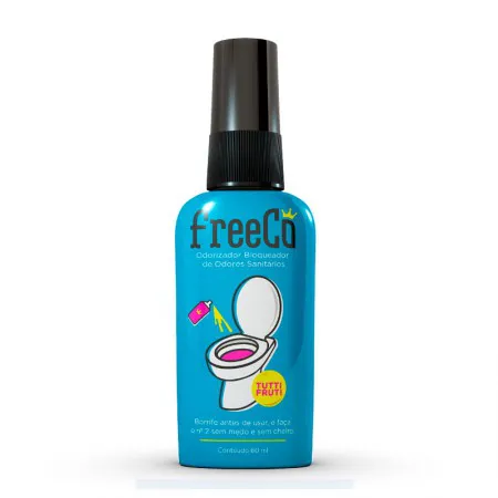 Odorizador Bloqueador Sanitário 60ml Freeco - Tutti-Frutti