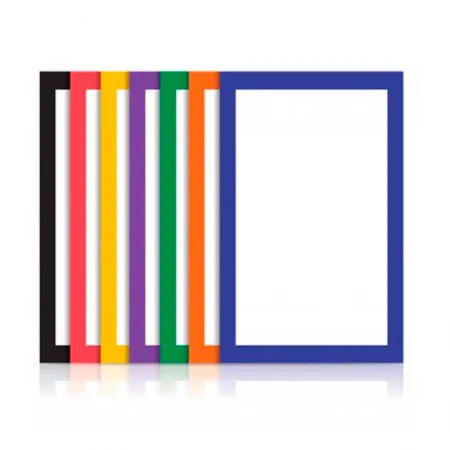 Bloco ecocores com moldura 110g 297x420mm 35 folhas 7 cores 010016 - Novaprint / Ridet