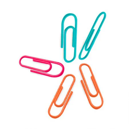 Clips colorido bolinha 28mm com 80 unidades 178306 - Tilibra