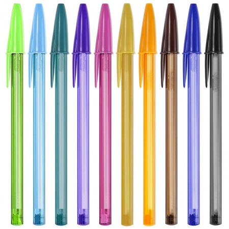 Caneta esferográfica Cristal Fashion 1.2 com 10 unidades - Bic
