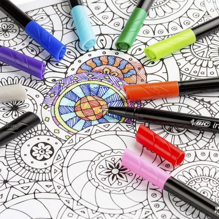 Caneta hidrográfica Ultra Fina Intensity 0.4mm com 10 unidades - Bic