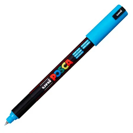Caneta Posca PC-1MR - Azul Claro - Uni-Ball