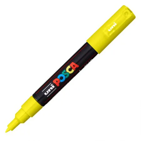 Caneta Posca PC-1M - Amarelo - Uni-Ball