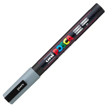 Caneta Posca PC-3M - Cinza - Uni-Ball