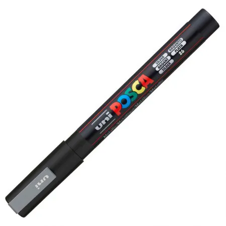 Caneta Posca PC-3M - Prata - Uni-Ball