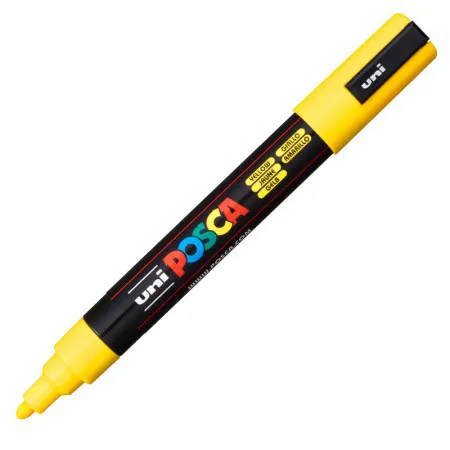Caneta Posca PC-5M - Amarelo Claro - Uni-Ball