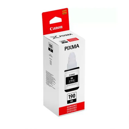 Garrafa de tinta Canon GI190BK Preto 135ml