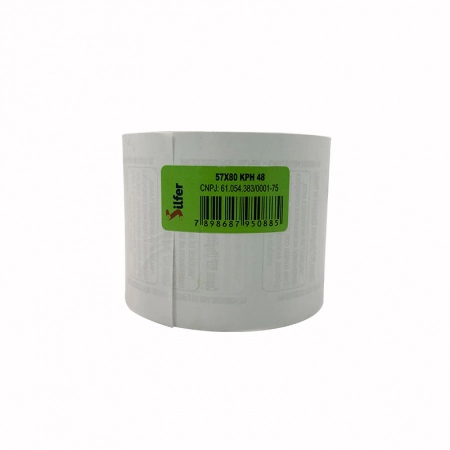 Bobina térmica 57x80 - unidade - Silfer