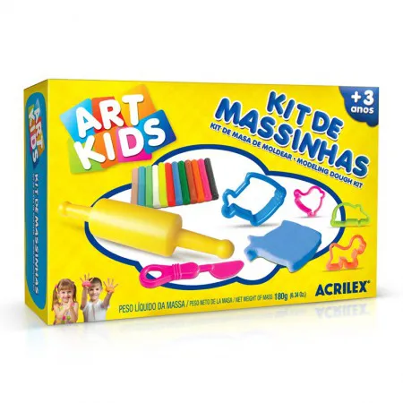 Massinha kit Massa de Modelar 2 Art Kids 40002 - Acrilex