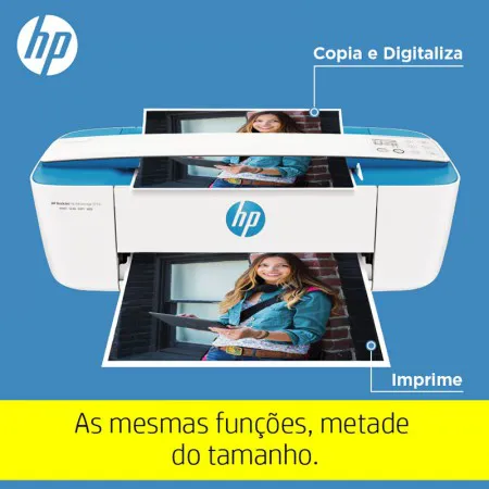 Impressora multifuncional DeskJet Ink Advantage 3776 (J9V88A) Azul - HP
