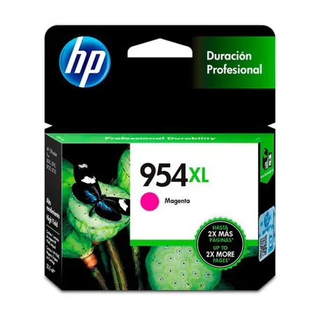 Cartucho HP 954XL Original L0S65AB magenta p/ Deskjet 7720, 7740, 8210, 8710, 8720