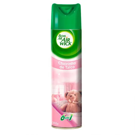 Bom Ar Air Wick aerossol Cheirinho de Talco 360ml - Reckitt Benckiser