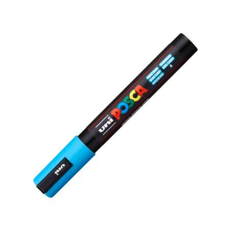 Caneta Posca PC-5M - Azul Claro - Uni-Ball