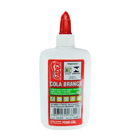Cola branca escolar 40g - Radex