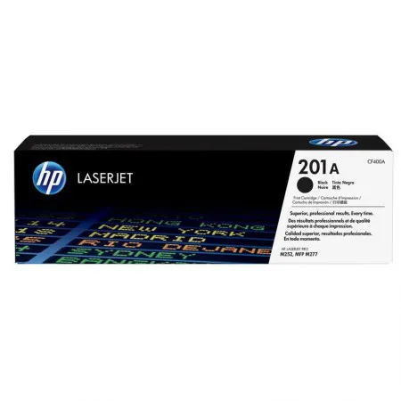 Toner HP 201A Original CF400AB Preto p/ LaserJet M277dw, M252dw