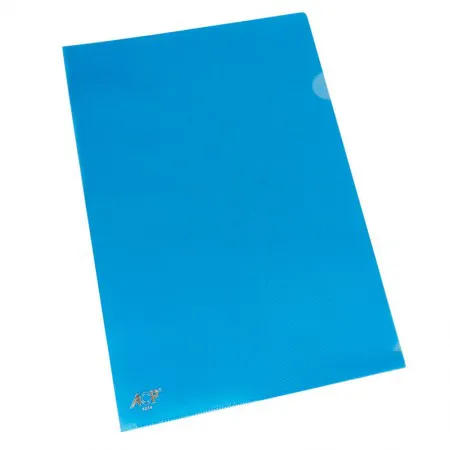 Pasta em L ofício - pacote com 10 unidades - Azul - 1134/AZ - ACP