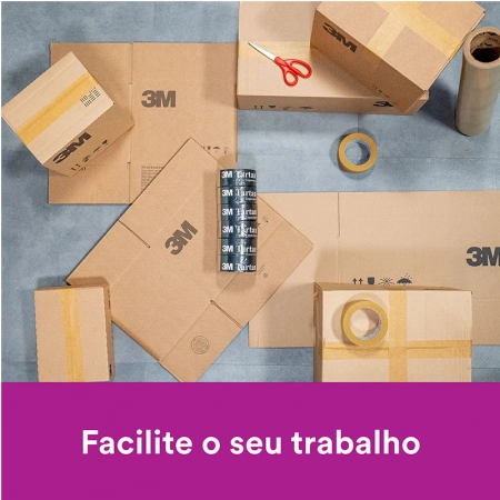 Fita Crepe Kraft Tartan 38mmx50m - 2564 - 3M