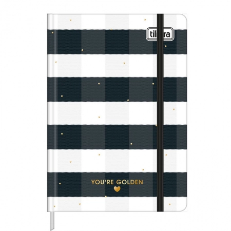 Caderneta capa dura sem pauta 1/8 Fitto 80 folhas West Village - Capa 1 - Tilibra	