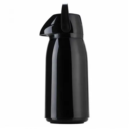 Garrafa térmica de pressão Air Slim polipropileno 1,8L Preta - Invicta