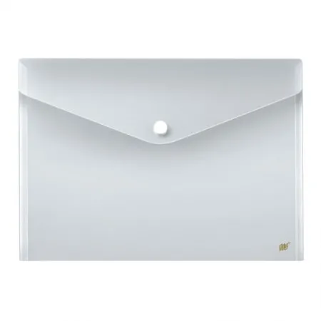 Envelope plástico com botão A3 - Cristal - DB80A3/CR - Yes
