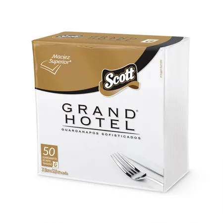 Guardanapo folha dupla Grand Hotel 31,8X32,8cm 50fls Scott