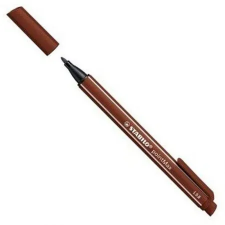 Caneta hidrográfica Pointmax 0.8mm - 488/45 - Marrom - Stabilo