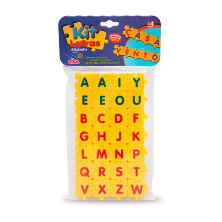 Kit letras com 28 peças - 840 - Elka