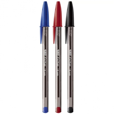 Caneta esferográfica 1.6 Cristal Bold com 3 unidades - Bic