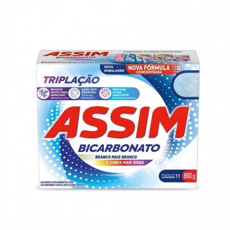 Sabão em pó pacote 800g - Assim