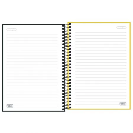 Caderno espiral capa dura 1/4 80 folhas Simpsons Capa 2 - Tilibra	