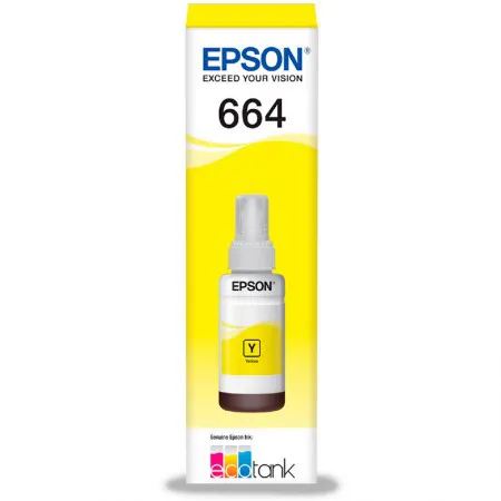 Refil Epson Ecotank (664) T664420 Amarelo 6500 pags