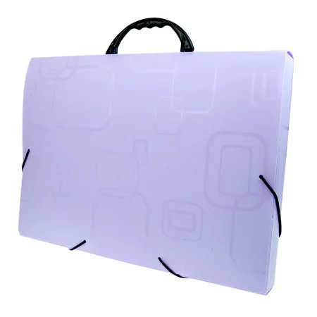 Maleta com alça Dellofine ofício - lilás- 2152.R - Dello