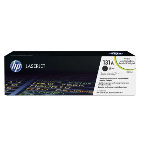 Toner HP 131A Original CF210AB Preto p/ Laserjet Pro M276nw, M251nw