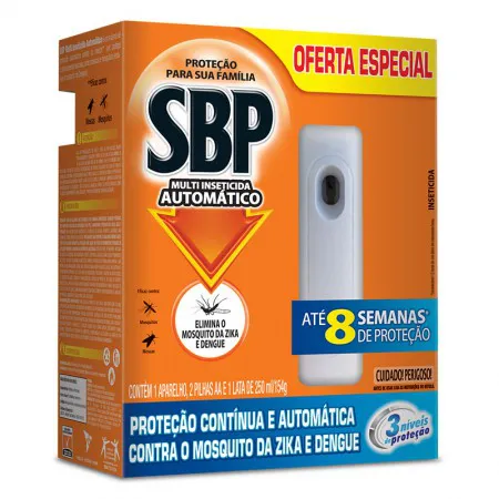Inseticida automatico SBP aparelho+refil 250ml - Reckitt Benckiser