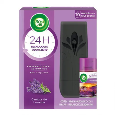 Bom Ar Air Wick Freshmatic Lavanda aparelho+refil 250ml - Reckitt Benckiser