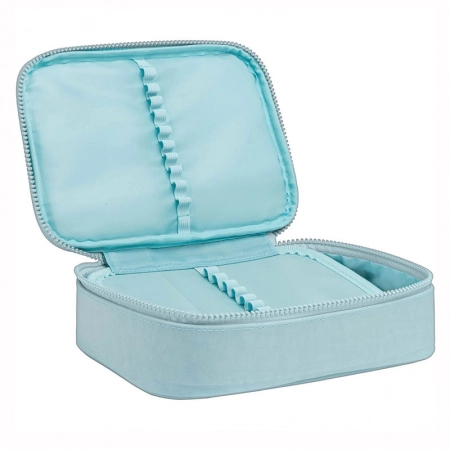 Estojo box - 348201 - Happy Azul - Tilibra