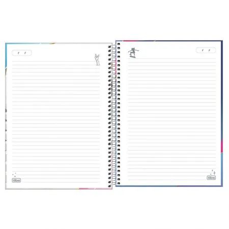 Caderno espiral capa dura universitário 1x1 - 80 folhas - Rayssa Leal - Capa 3 - Tilibra	